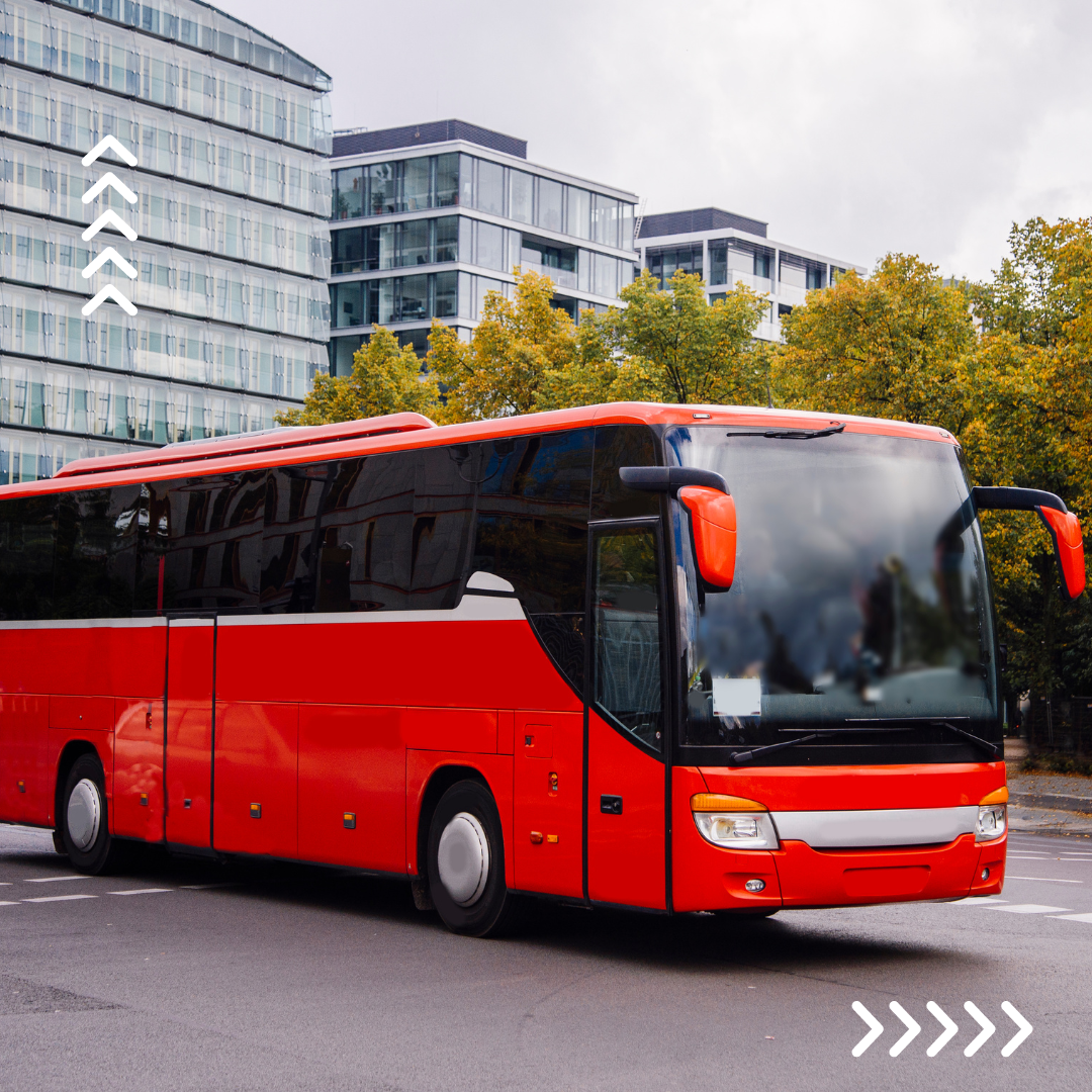 Grey Orange Triangle Modern Bus For Sale Instagram Post